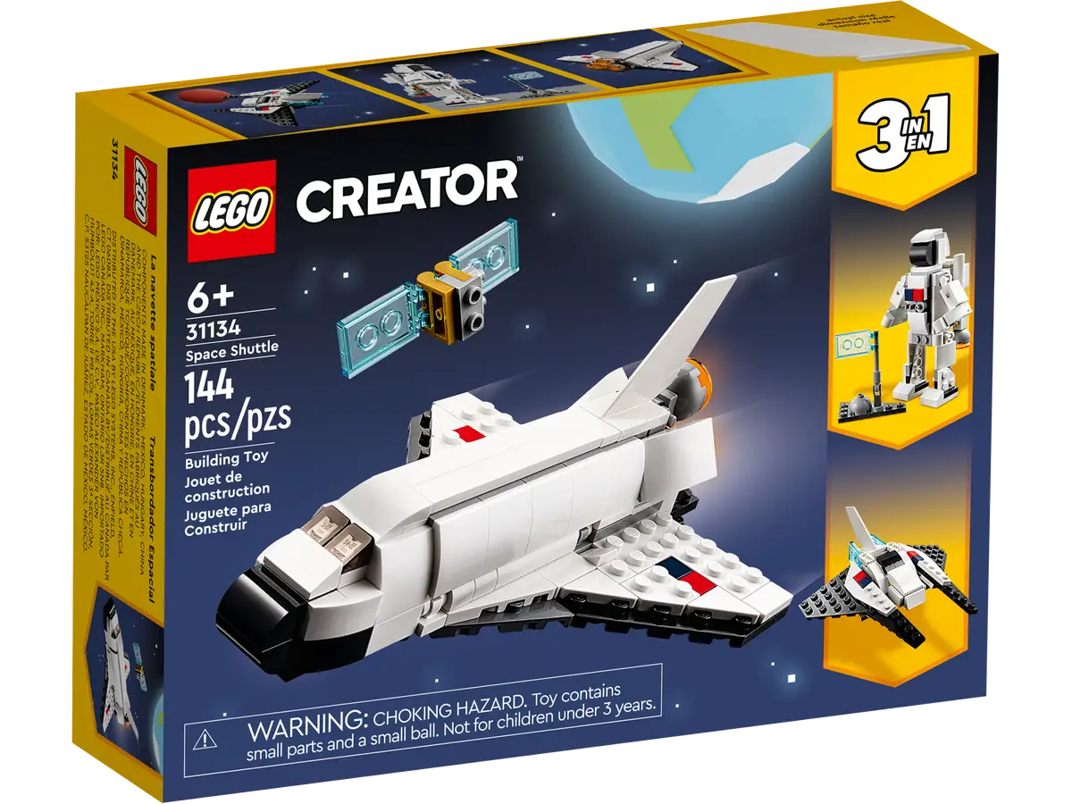 LEGO Creator 3 en 1 Transbordador Espacial 31134 – Cooltura Venezuela