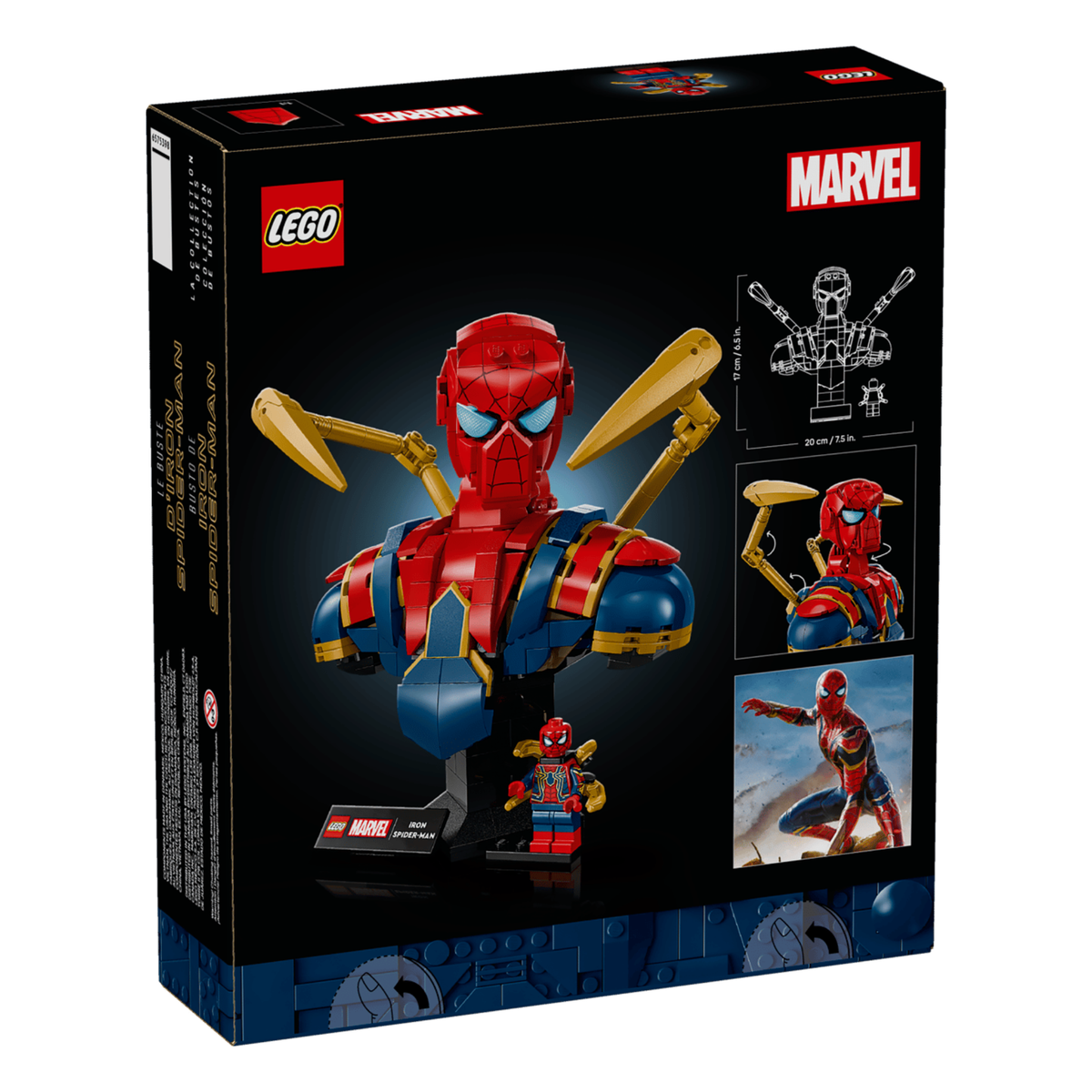 LEGO Marvel Busto de Iron Spider-Man 76326 – Cooltura Venezuela