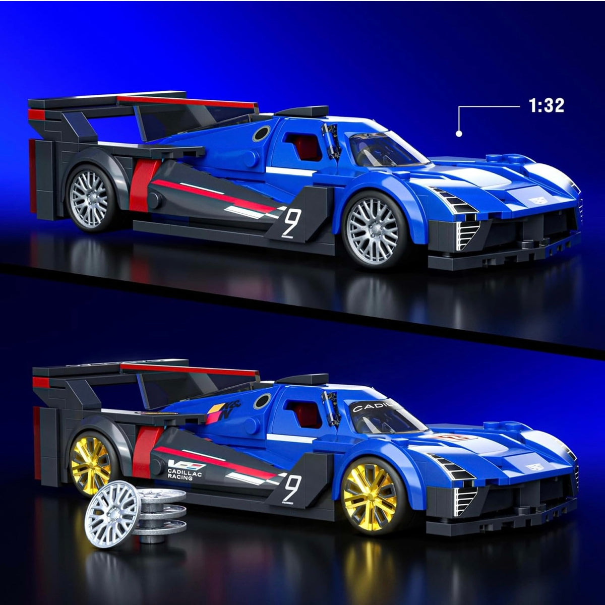 Hot Wheels Mattel Brick Shop: Cadillac Project GPT Hypercar