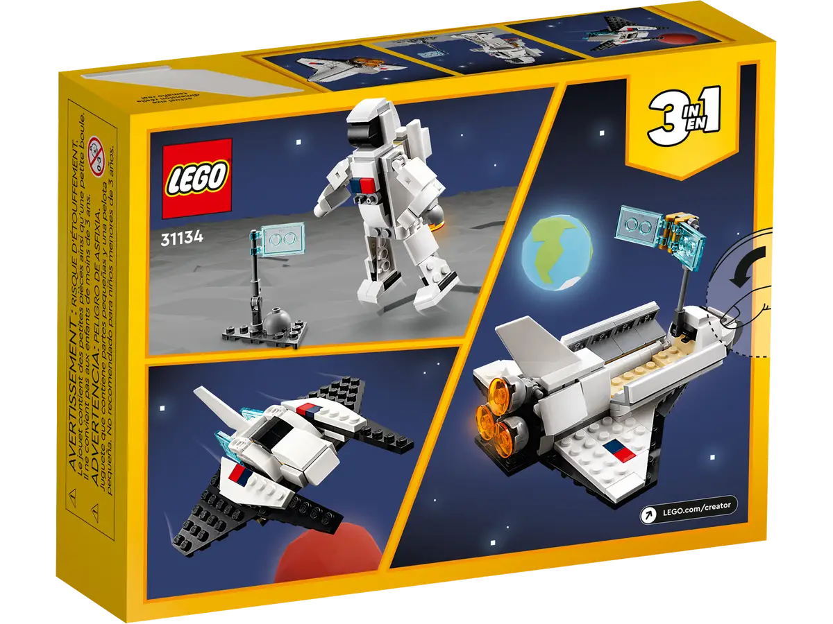 LEGO Creator 3 en 1 Transbordador Espacial 31134 – Cooltura Venezuela
