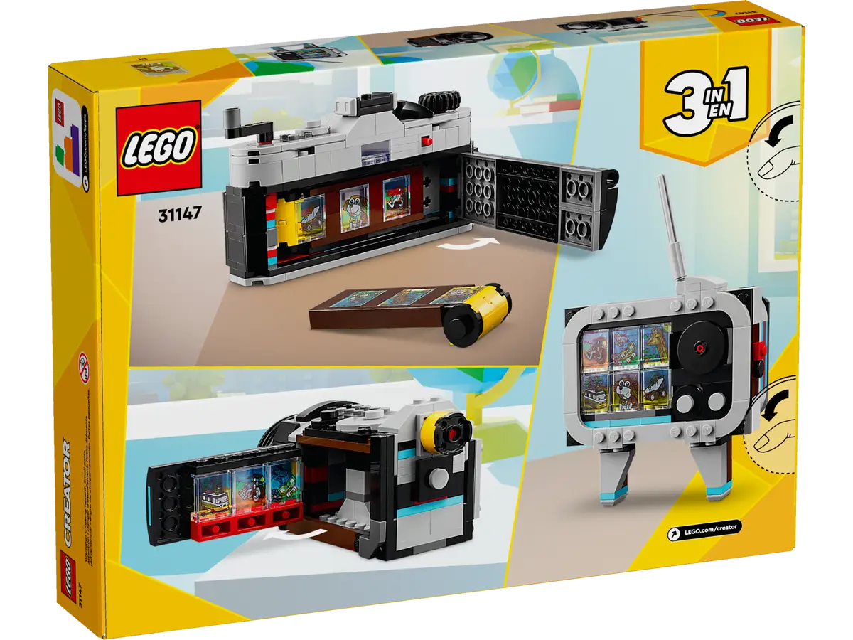 LEGO Creator 3 en 1 Cámara Retro 31147 – Cooltura Venezuela