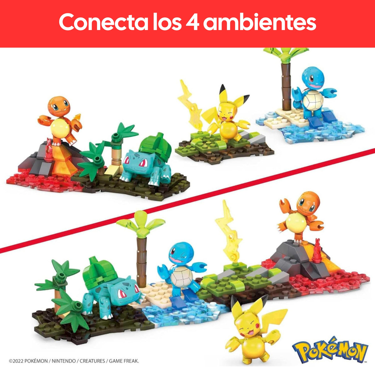 MEGA Pokémon Starters de Kanto – Cooltura Venezuela