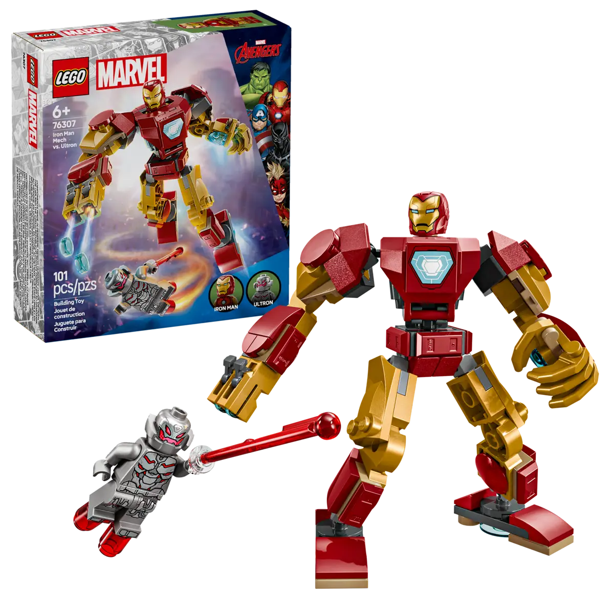 LEGO Marvel Iron Man Mech vs. Ultron 76307 – Cooltura Venezuela