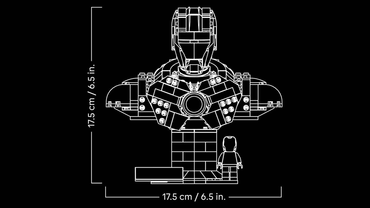 LEGO Marvel Busto de Iron Man MK4 76327 – Cooltura Venezuela