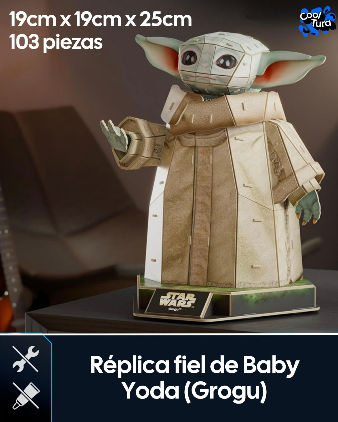4D Build Star Wars Grogu Baby Yoda – Cooltura Venezuela