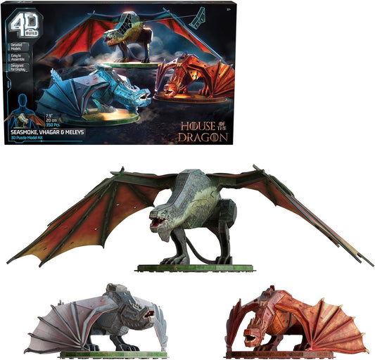 4D Build House of the Dragon Seasmoke, Vhagar y Meleys – Cooltura Venezuela