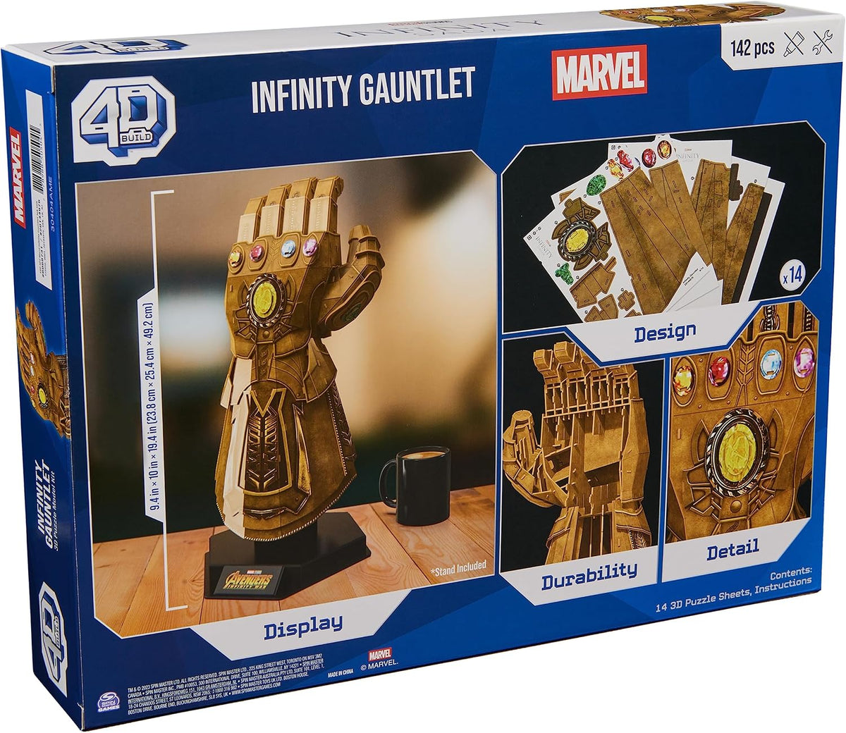 4D Build Guantelete del Infinito de Thanos – Cooltura Venezuela