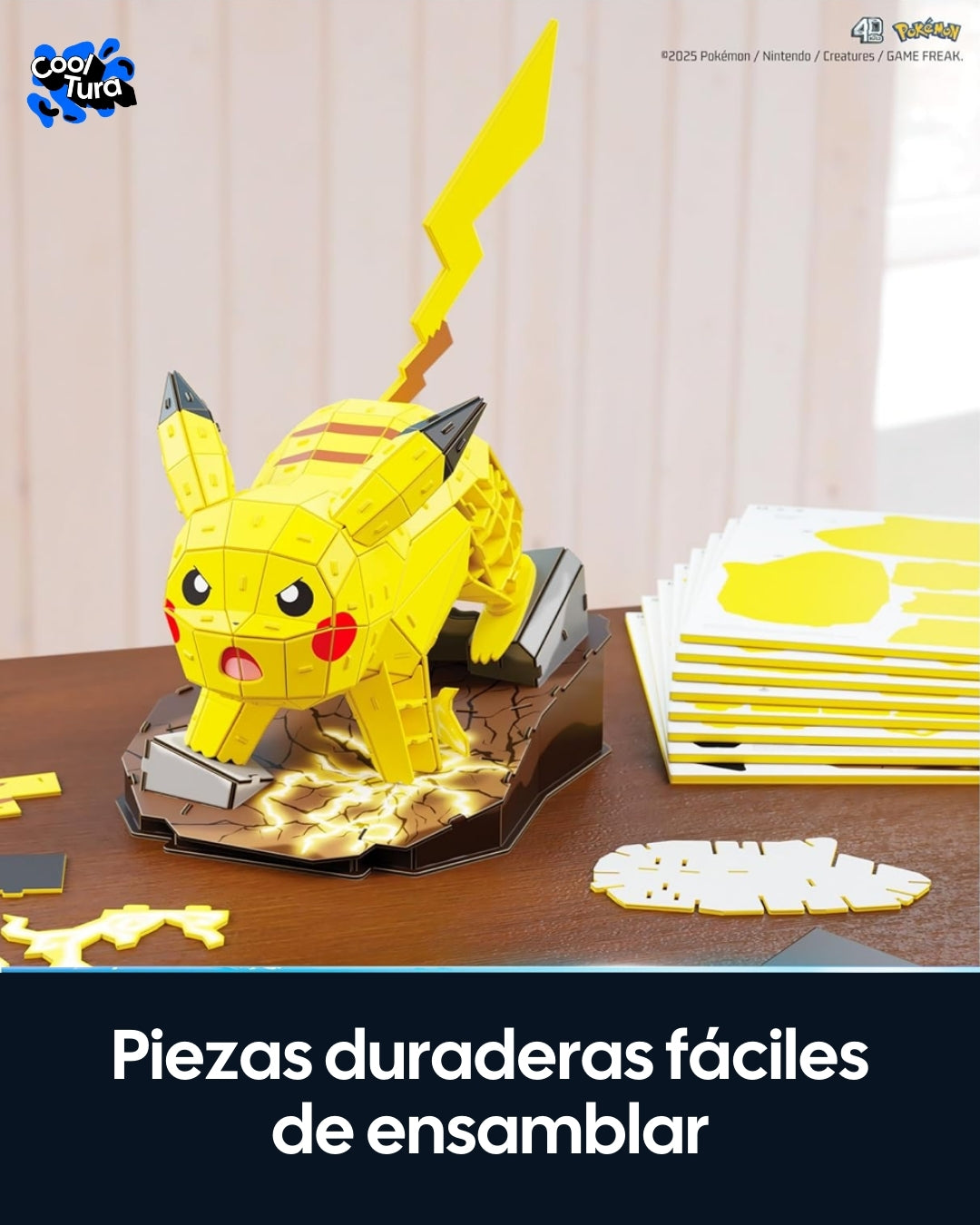 4D Build Pokémon Pikachu – Cooltura Venezuela