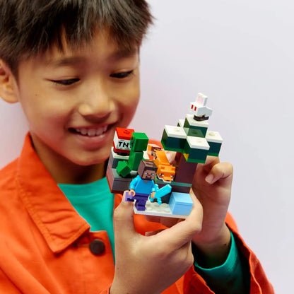LEGO Minecraft Aventura de Steve en la Taiga 21583 – Cooltura Venezuela