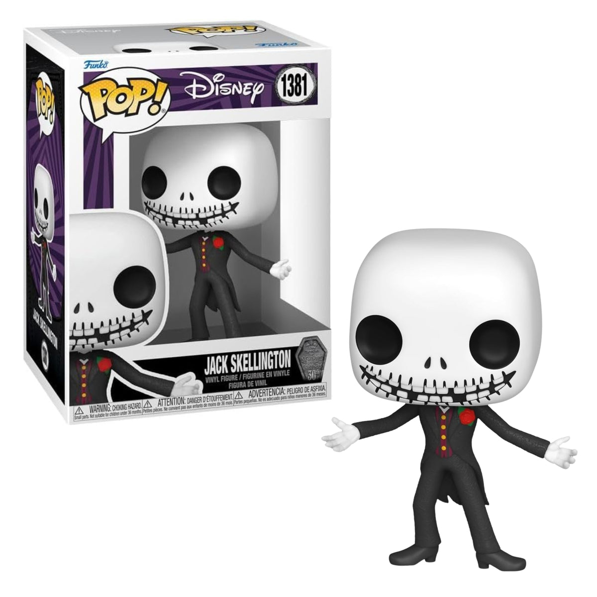 Funko Pop! Disney: Jack Skellington - 30° Aniversario
