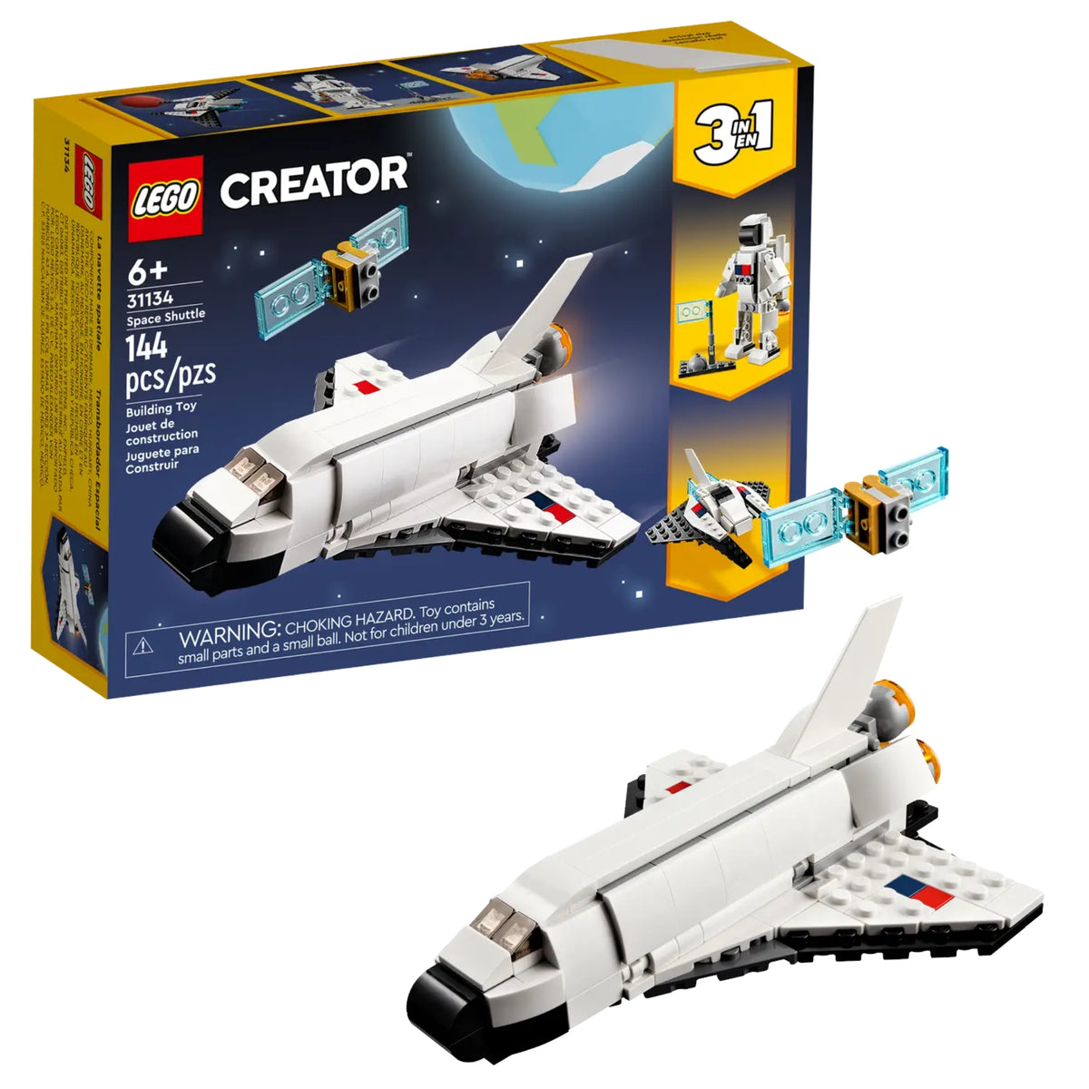 LEGO Creator 3 en 1 Transbordador Espacial 31134 – Cooltura Venezuela